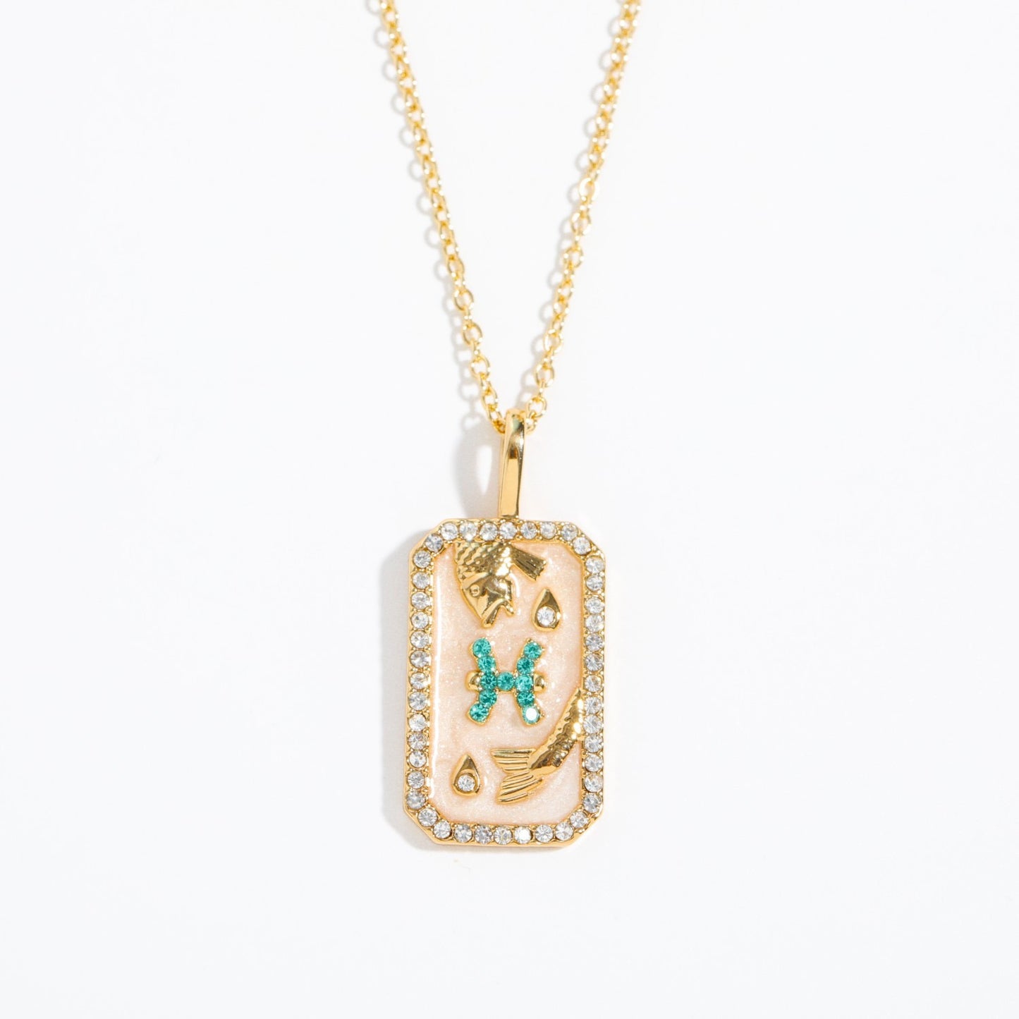 Zodiac Engravable Amulet Necklace